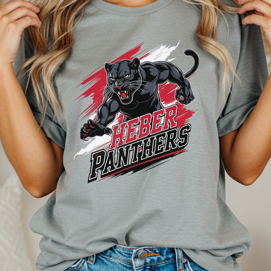 Heber Panthers T-Shirt – Bold School Spirit Graphic Tee