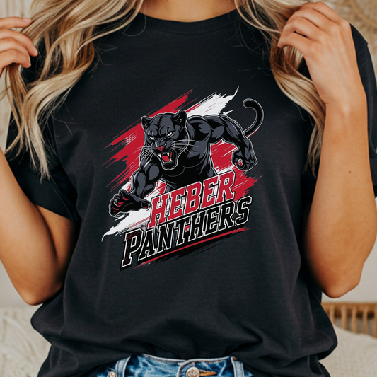 Heber Panthers T-Shirt – Bold School Spirit Graphic Tee