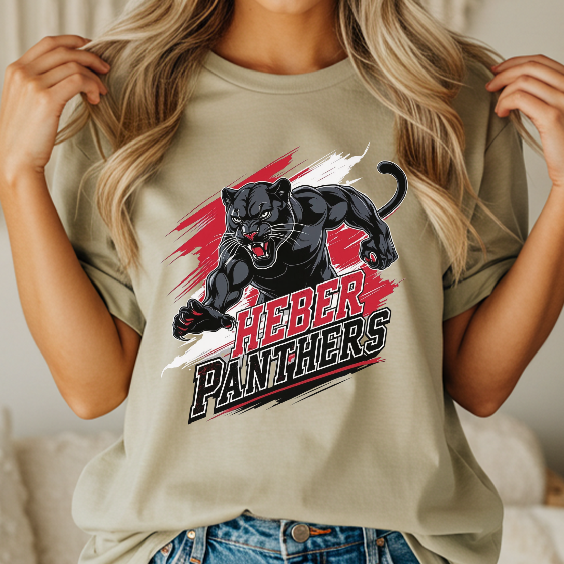 Heber Panthers T-Shirt – Bold School Spirit Graphic Tee
