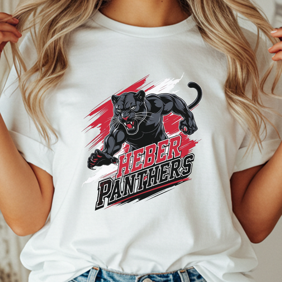 Heber Panthers T-Shirt – Bold School Spirit Graphic Tee
